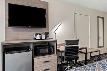 Standard Room, 1 Queen Bed, Accessible, Refrigerator & Microwave (Walk-in Shower)