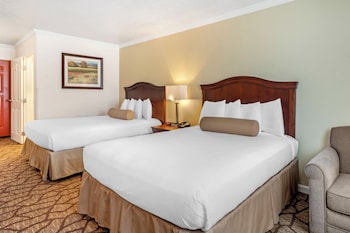 Standard Room, 2 Queen Beds, Non Smoking, Refrigerator & Microwave