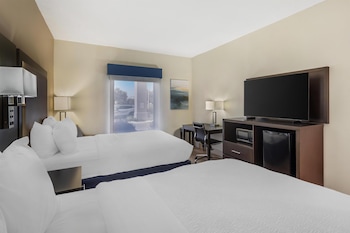Standard Room, 2 Queen Beds, Non Smoking, Refrigerator & Microwave