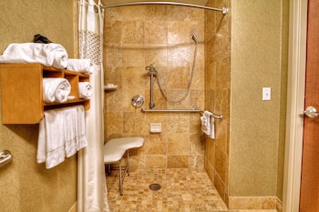 ADA Accessible Suite, 1 King Bed, Accessible (Roll-In Shower)