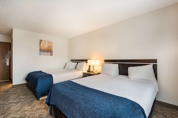Standard Room, 2 Queen Beds, Non Smoking, Refrigerator & Microwave