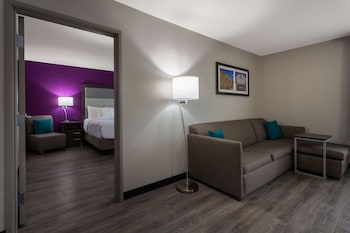 1 King Bed, 1-Bedroom, Mobility Accessible Suite, Bathtub w/ Grab Bars, Non-Smoking