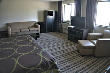 Suite, 1 King Bed with Sofa bed, Non Smoking, Refrigerator & Microwave