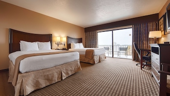 Standard Room, 2 Queen Beds, Non Smoking, Refrigerator & Microwave