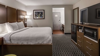 Standard Room, 1 King Bed, Non Smoking, Refrigerator & Microwave