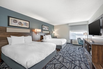 Standard Room, 2 Queen Beds, Non Smoking, Refrigerator & Microwave