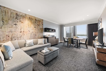 Suite, 1 King Bed with Sofa bed (Water View)