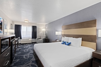 Standard Room, 1 King Bed, Non Smoking, Refrigerator & Microwave
