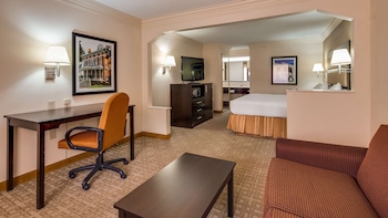 Suite, 1 King Bed, Non Smoking, Microwave (No Pets)