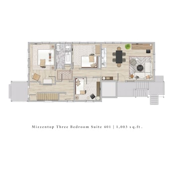 Suite, 3 Bedrooms (Mizzentop)