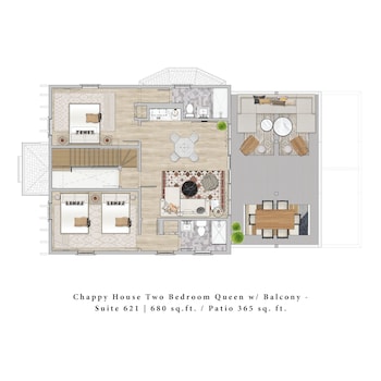 Suite, 2 Bedrooms (Chappy House)