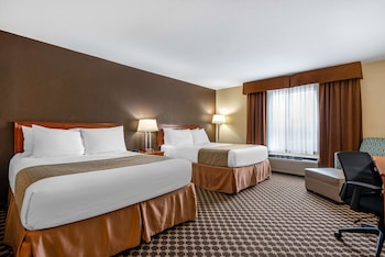Standard Room, 2 Queen Beds, Non Smoking, Refrigerator & Microwave