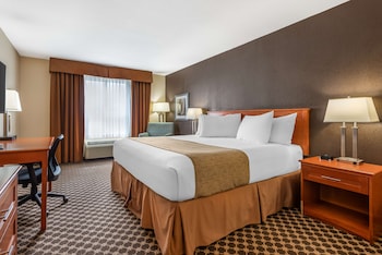 Standard Room, 1 King Bed, Non Smoking, Refrigerator & Microwave