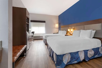 Standard Room, 2 Queen Beds, Non Smoking, Refrigerator & Microwave