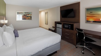 Standard Room, 1 King Bed, Accessible, Refrigerator & Microwave