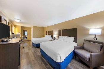 Standard Room, 2 Queen Beds, Non Smoking, Refrigerator & Microwave
