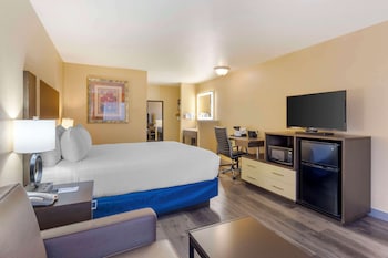 Standard Room, 1 King Bed, Non Smoking, Refrigerator & Microwave