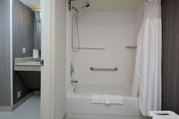 Room, 1 King Bed, Roll-in Shower