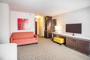 Deluxe Room, 1 King Bed, Beach View (Partial)