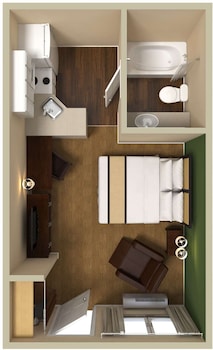 Standard Room, 1 Queen Bed, Accessible, Non Smoking (Kitchen)