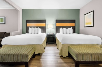Standard Room, 2 Queen Beds, Non Smoking, Refrigerator & Microwave