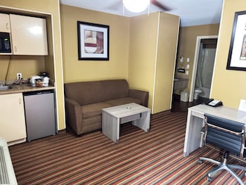 Suite, 1 King Bed, Smoking, Refrigerator & Microwave