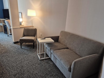Room, 1 King Bed with Sofa bed, Accessible (Mobility & Hearing, Roll-In Shower)