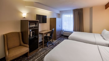 Standard Room, 2 Double Beds, Non Smoking, Refrigerator & Microwave (Pet Friendly)