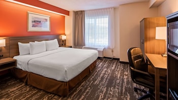 Standard Room, 1 King Bed, Non Smoking, Refrigerator & Microwave