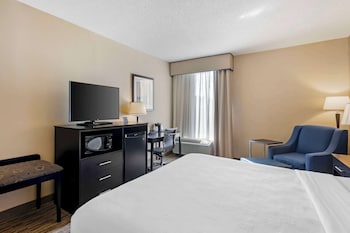 Standard Room, 1 King Bed, Non Smoking, Refrigerator & Microwave