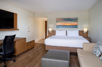 Room, 1 King Bed with Sofa bed, Hearing Accessible, Balcony (Accessible Bathtub)