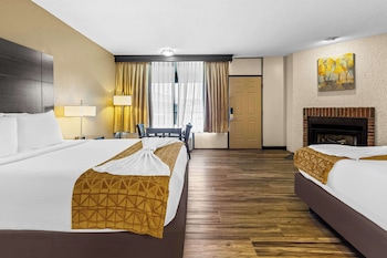 Standard Room, 2 Queen Beds, Non Smoking, Fireplace