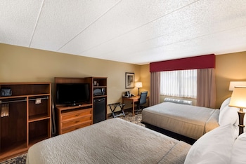Standard Room, 2 Queen Beds, Non Smoking, Refrigerator & Microwave