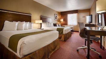 Standard Room, 2 Queen Beds, Smoking, Refrigerator & Microwave