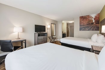 Standard Room, 2 Double Beds, Accessible, Refrigerator & Microwave