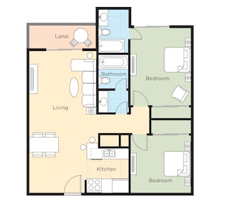 Suite, 2 Bedrooms