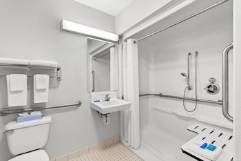 Suite, 1 Queen Bed with Sofa bed, Accessible, Non Smoking (Roll-In Shower)
