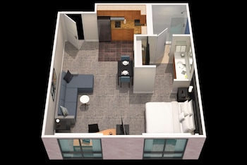 Room, 1 Queen Bed with Sofa bed, Accessible (Mobility Tub)