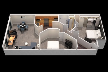Suite, Multiple Beds (Two Bedroom Suite - 2 Queens - 2 Bath)