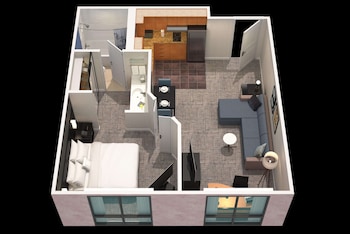 Superior Suite, 1 Queen Bed with Sofa bed (One Bedroom)