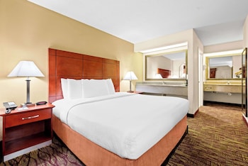 Standard Room, 1 King Bed, Smoking, Refrigerator & Microwave