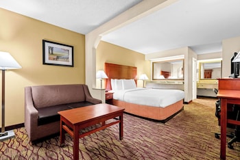Standard Room, 1 King Bed, Smoking, Refrigerator & Microwave