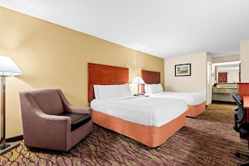Standard Room, 2 Queen Beds, Smoking, Refrigerator & Microwave