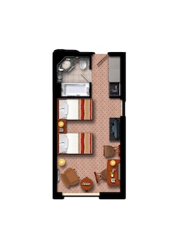 Executive Room, 2 Double Beds, Executive Level