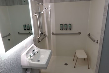 Standard Room, 1 King Bed, Accessible, Refrigerator & Microwave (Walk-in Shower)
