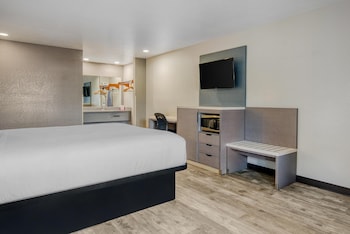 Standard Room, 1 King Bed, Smoking, Refrigerator & Microwave