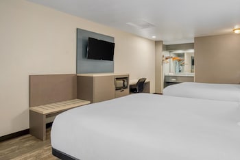 Standard Room, 2 Queen Beds, Non Smoking, Refrigerator & Microwave