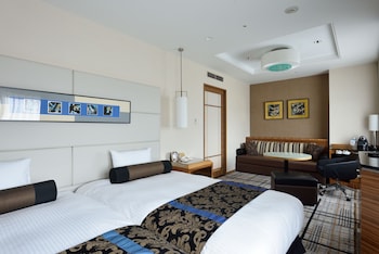 [with Lounge access] Granvia Deluxe Twin, Non Smoking  (37sqm, 20F)