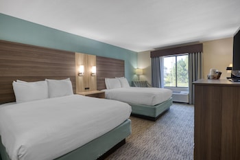 Standard Room, 2 Queen Beds, Non Smoking, Refrigerator & Microwave