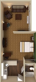 Studio, 1 King Bed, Non Smoking
